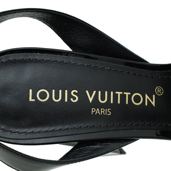 Louis Vuitton Black Shake Sandal 38