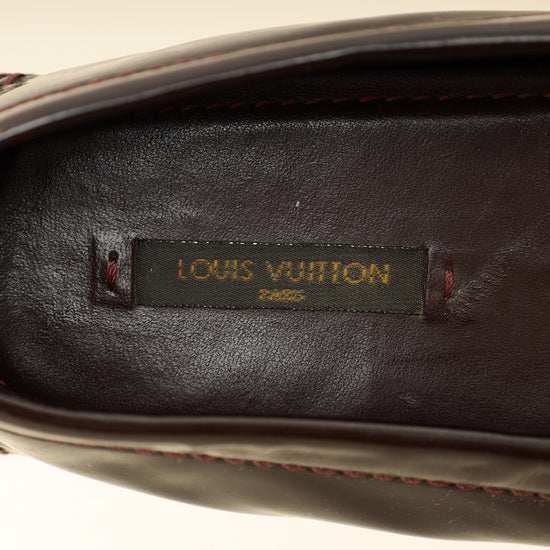 Louis Vuitton Amarante Initial Loafers 38-Louis Vuitton-THE CLOSET