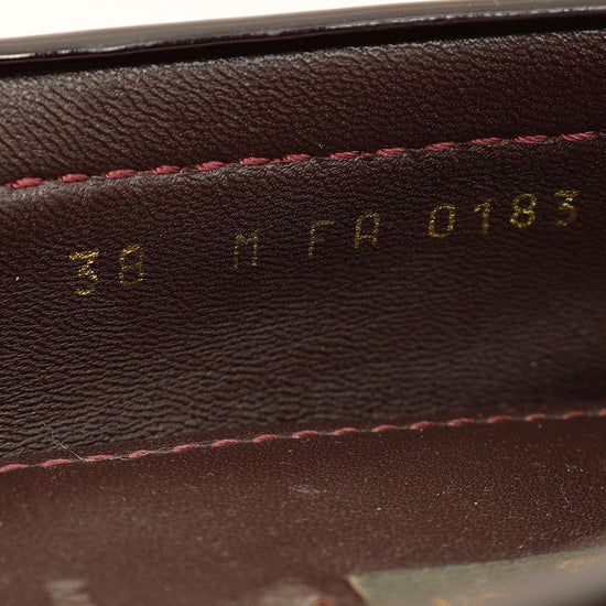 Louis Vuitton Amarante Initial Loafers 38-Louis Vuitton-THE CLOSET