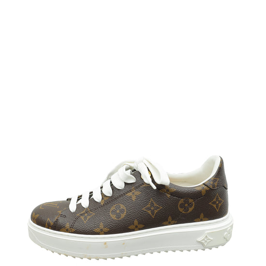 Louis Vuitton Monogram Time Out Sneaker 38