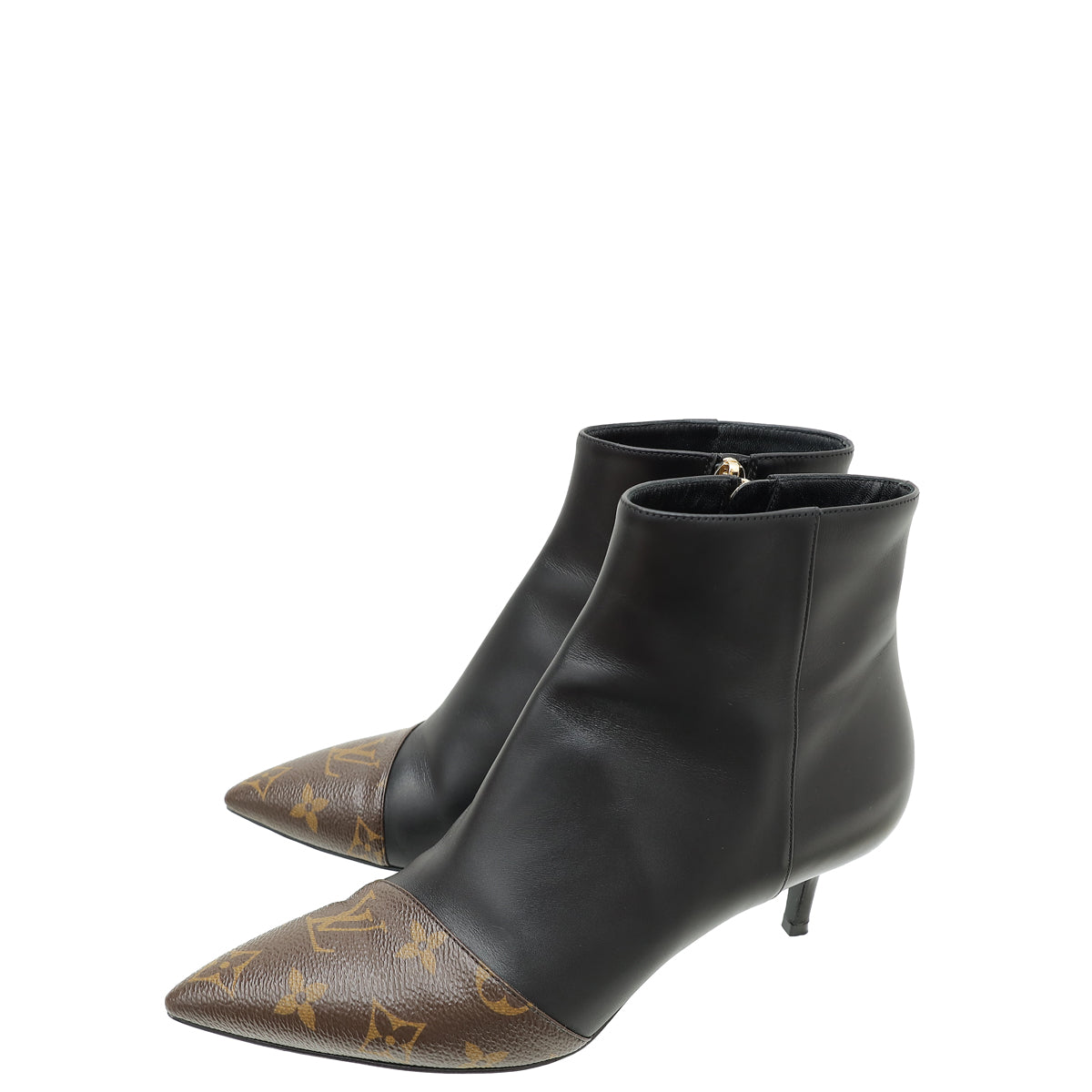Louis Vuitton Bicolor Cherie Ankle Boots 38-Louis Vuitton-THE CLOSET