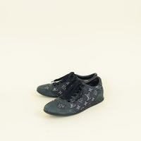 Louis Vuitton Blue Monogram Denim Sneaker 38