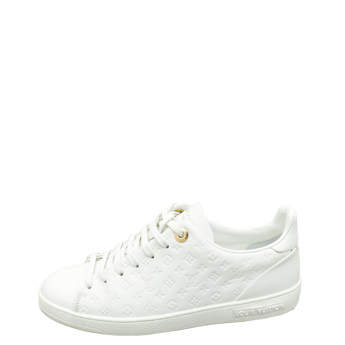 Louis Vuitton White Monogram Frontrow Sneaker 38