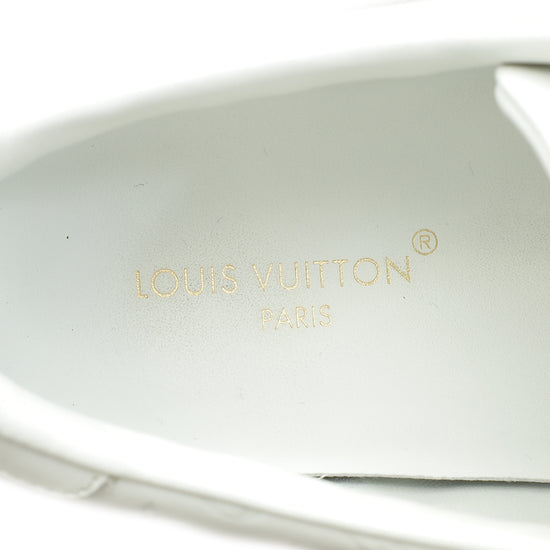 Louis Vuitton White Monogram Frontrow Sneaker 38