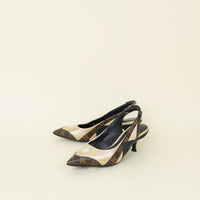 Louis Vuitton Tricolor Archlight Slingback Pump 38