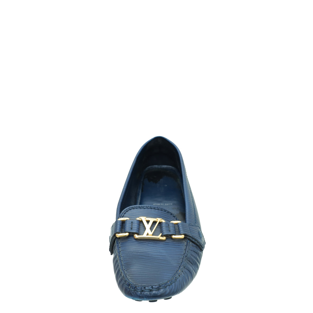 Louis Vuitton Navy Blue Oxford Loafer 39.5-Louis Vuitton-THE CLOSET