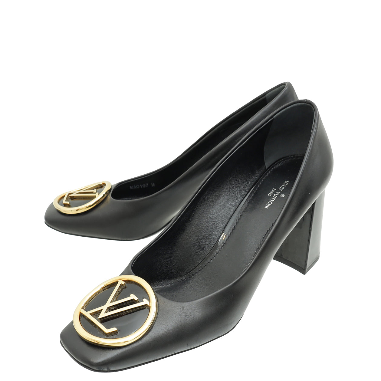 Louis Vuitton Black Madeleine Pump 39.5-Louis Vuitton-THE CLOSET