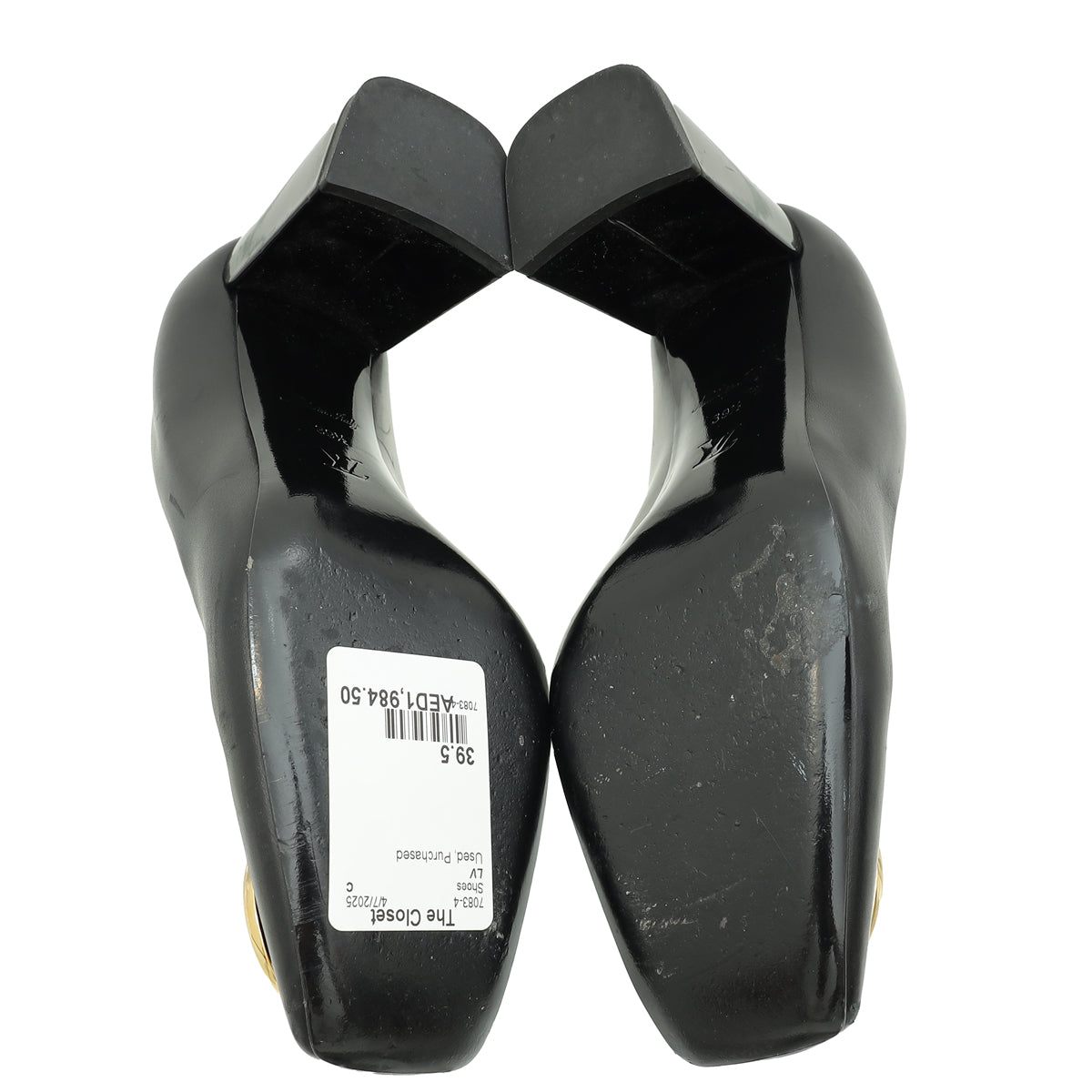 Louis Vuitton Black Madeleine Pump 39.5