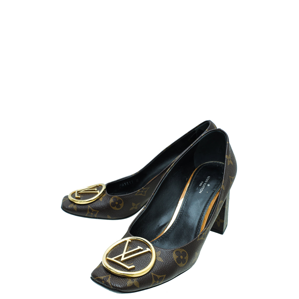 Louis Vuitton Brown Monogram Madeleine Pumps 39-Louis Vuitton-THE CLOSET