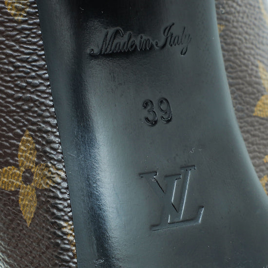Louis Vuitton Brown Monogram Madeleine Pumps 39