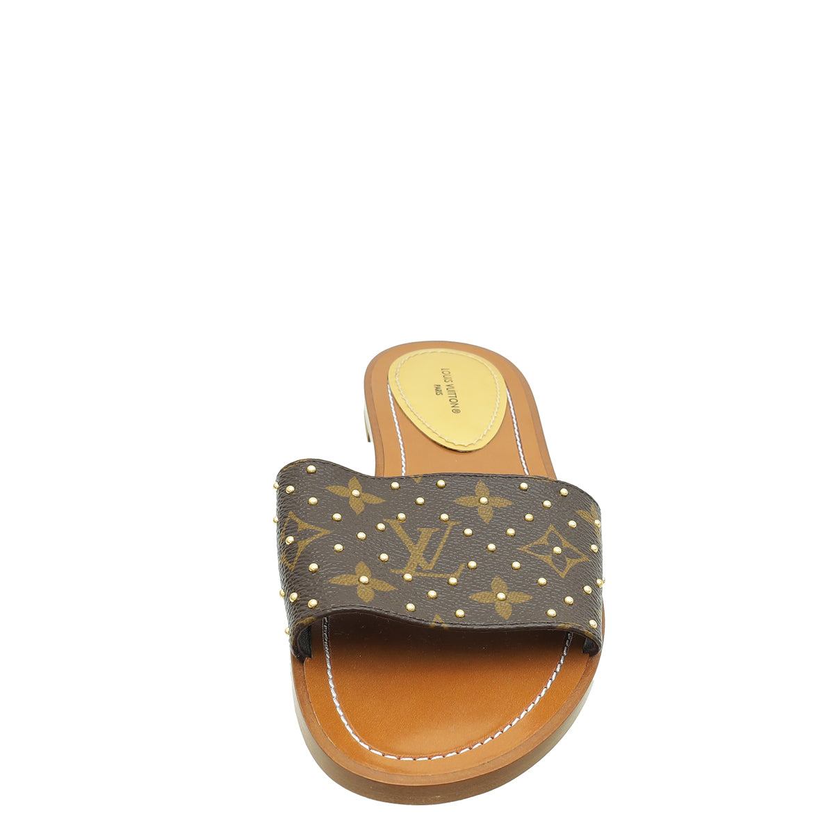 Louis Vuitton Monogram Slide Sandal 39-Louis Vuitton-THE CLOSET