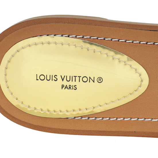 Louis Vuitton Monogram Slide Sandal 39-Louis Vuitton-THE CLOSET