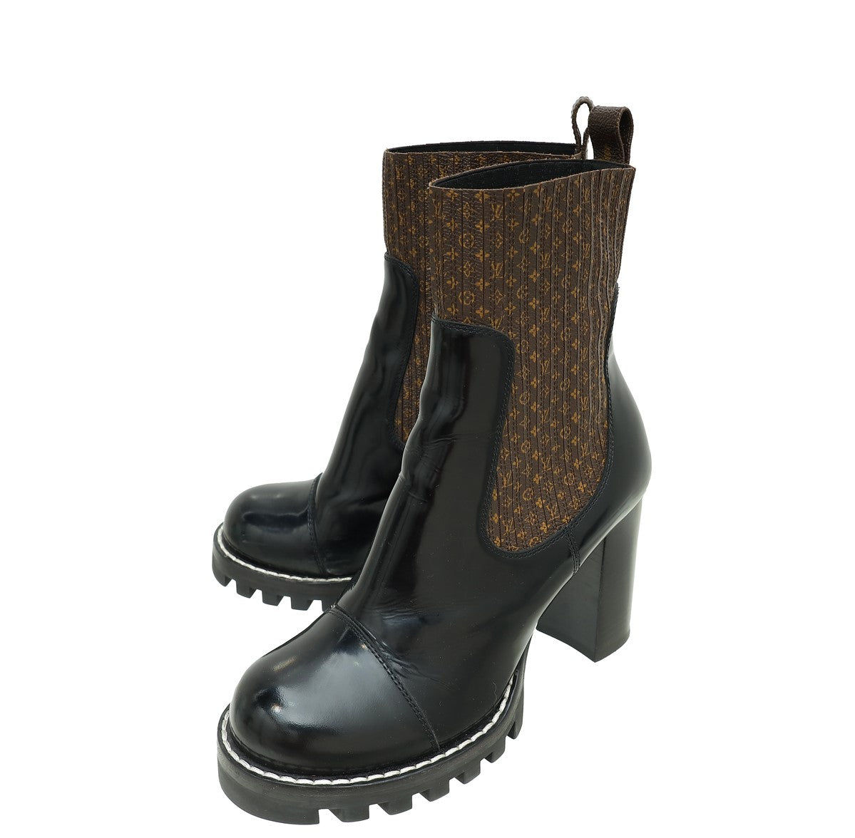 Combat Boots Lv Ladies Boots Authentic Louis Vuitton Laureate