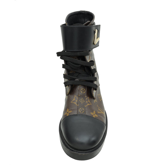 Louis Vuitton Bicolor Monogram Wonderland Flat Ranger Boot 39