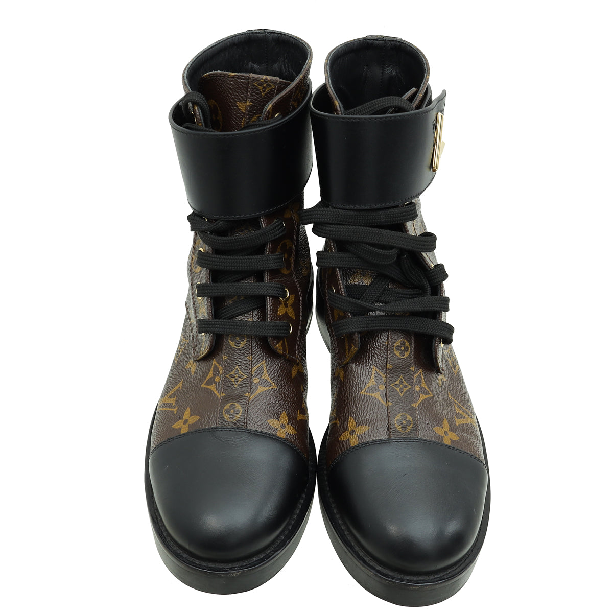 Louis Vuitton Bicolor Monogram Wonderland Flat Ranger Boot 39