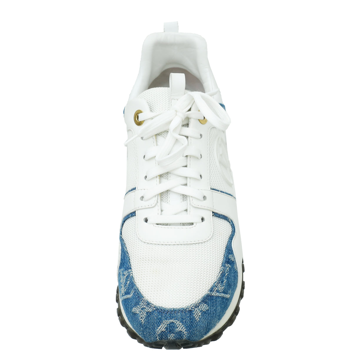 Louis Vuitton Monogram Denim Bicolor Run Away Sneaker 39