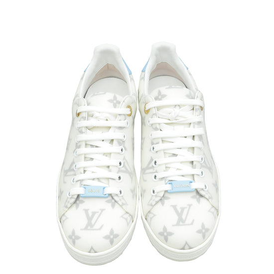 Louis Vuitton Bicolor Monogram Mesh Frontrow Sneaker 39