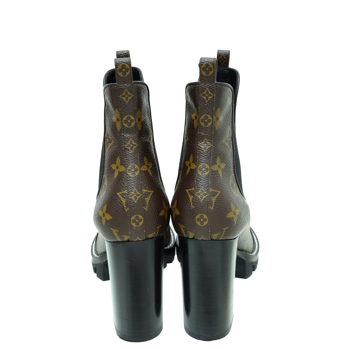 Louis Vuitton Monogram Beaubourg Ankle Boots 39