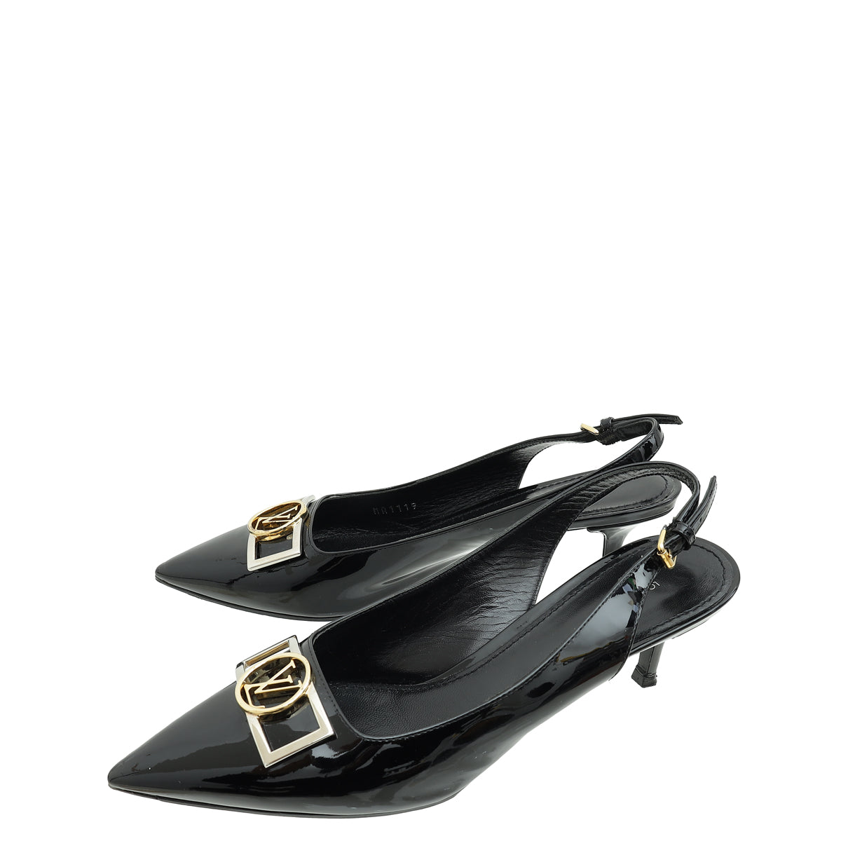 Louis Vuitton Black Insider Slingback Pump 39-Louis Vuitton-THE CLOSET