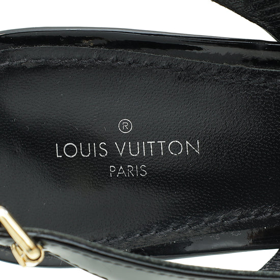 Louis Vuitton Black Insider Slingback Pump 39