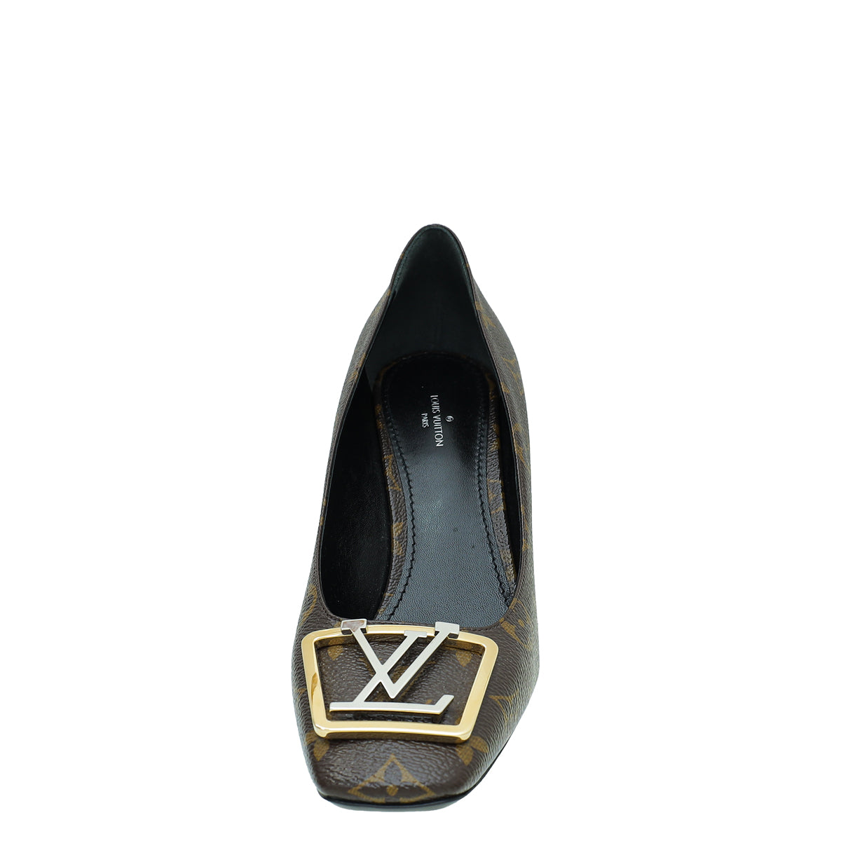 Louis Vuitton Monogram Madeleine Block Heel Pump 40-Louis Vuitton-THE CLOSET