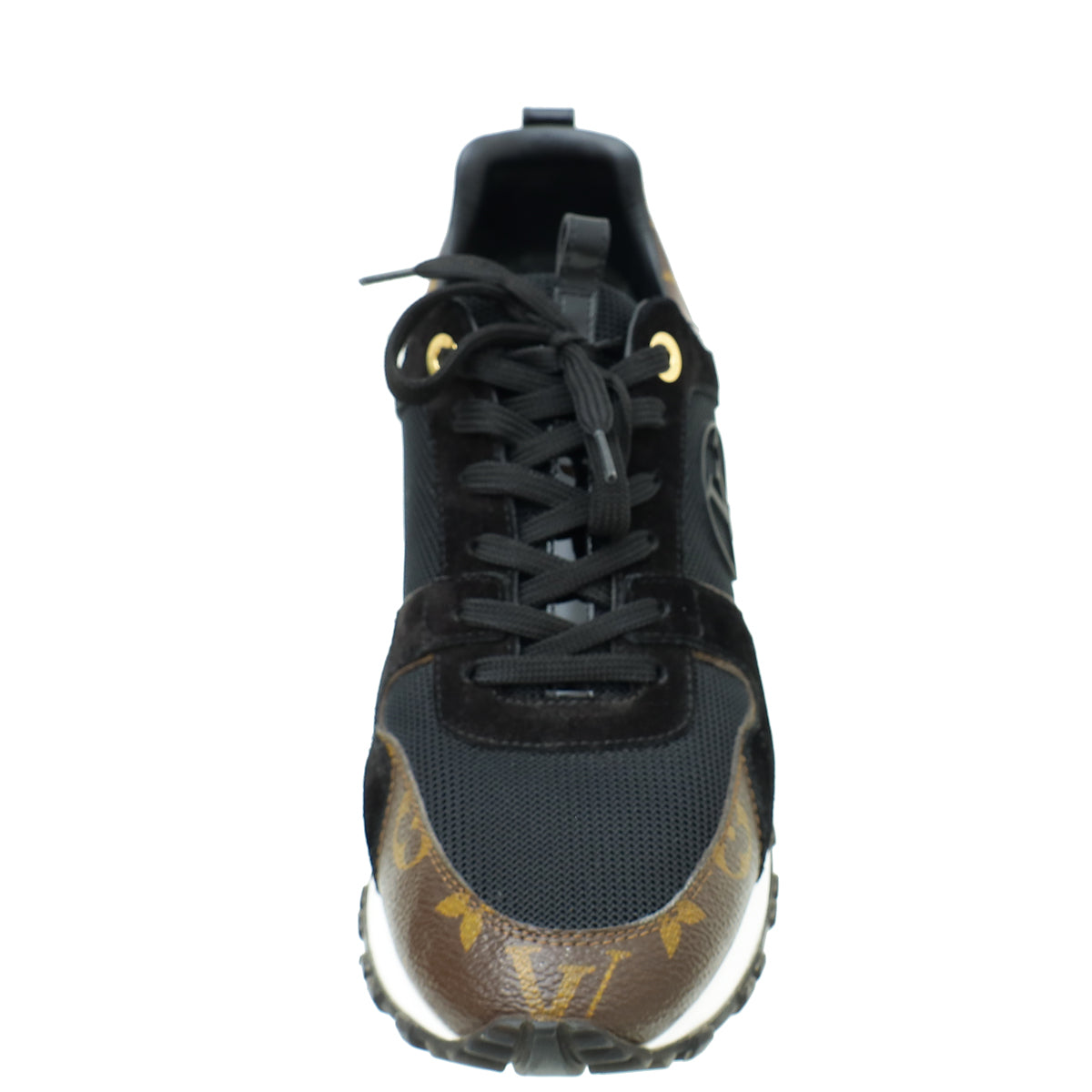 Louis Vuitton Monogram Black Run Away Sneaker 40-Louis Vuitton-THE CLOSET
