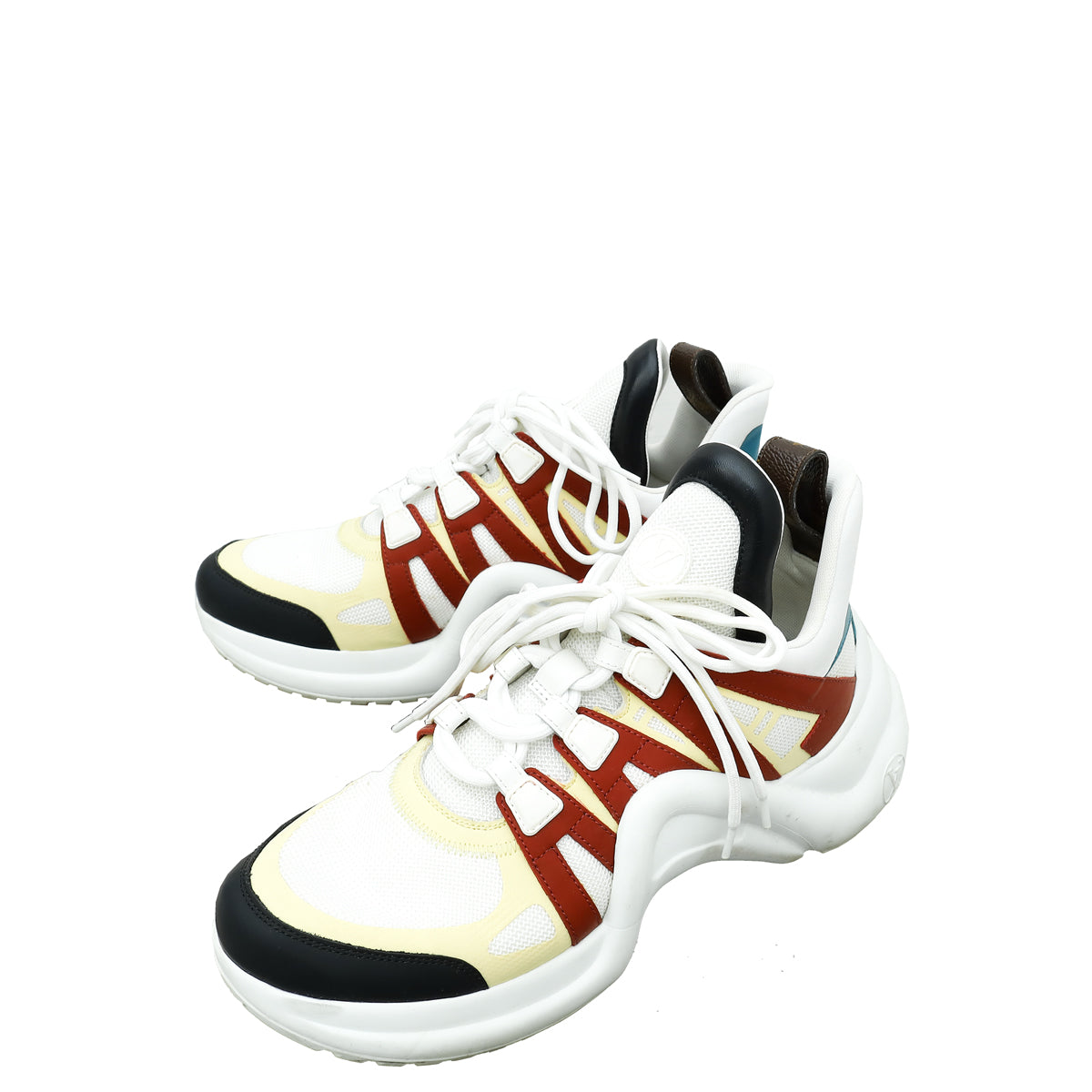 Louis Vuitton White Multicolor Archlight Trainer Sneaker 40