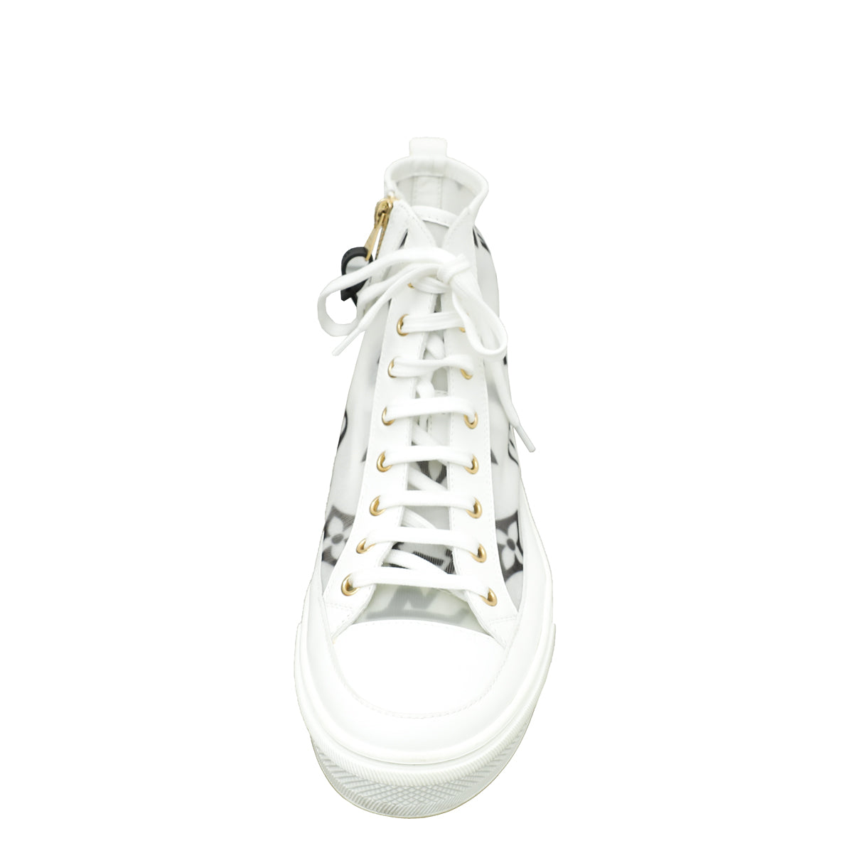 Louis Vuitton Monogram Mesh Stellar High Top Sneakers 40