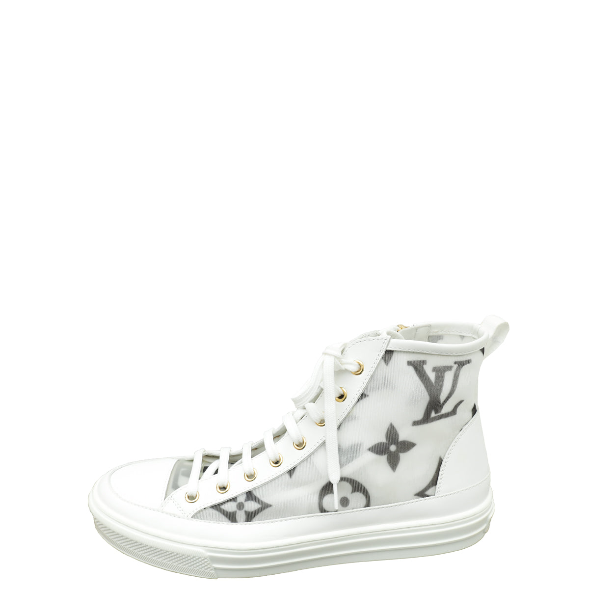 Louis Vuitton Monogram Mesh Stellar High Top Sneakers 40