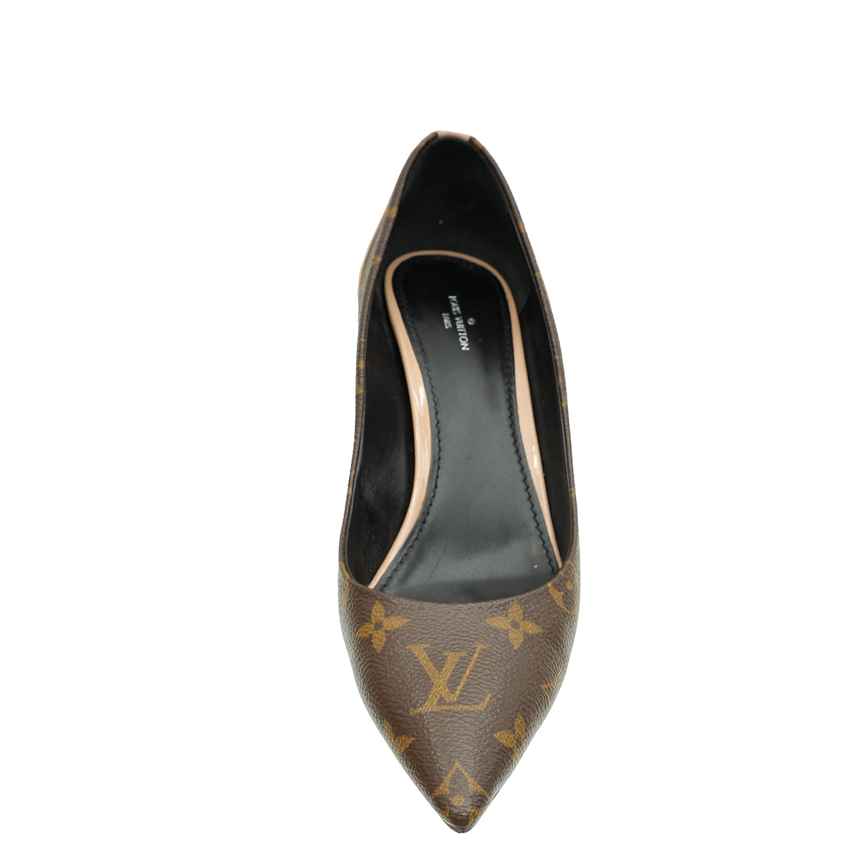 Louis Vuitton Monogram Nude Cherie Pump 40-Louis Vuitton-THE CLOSET
