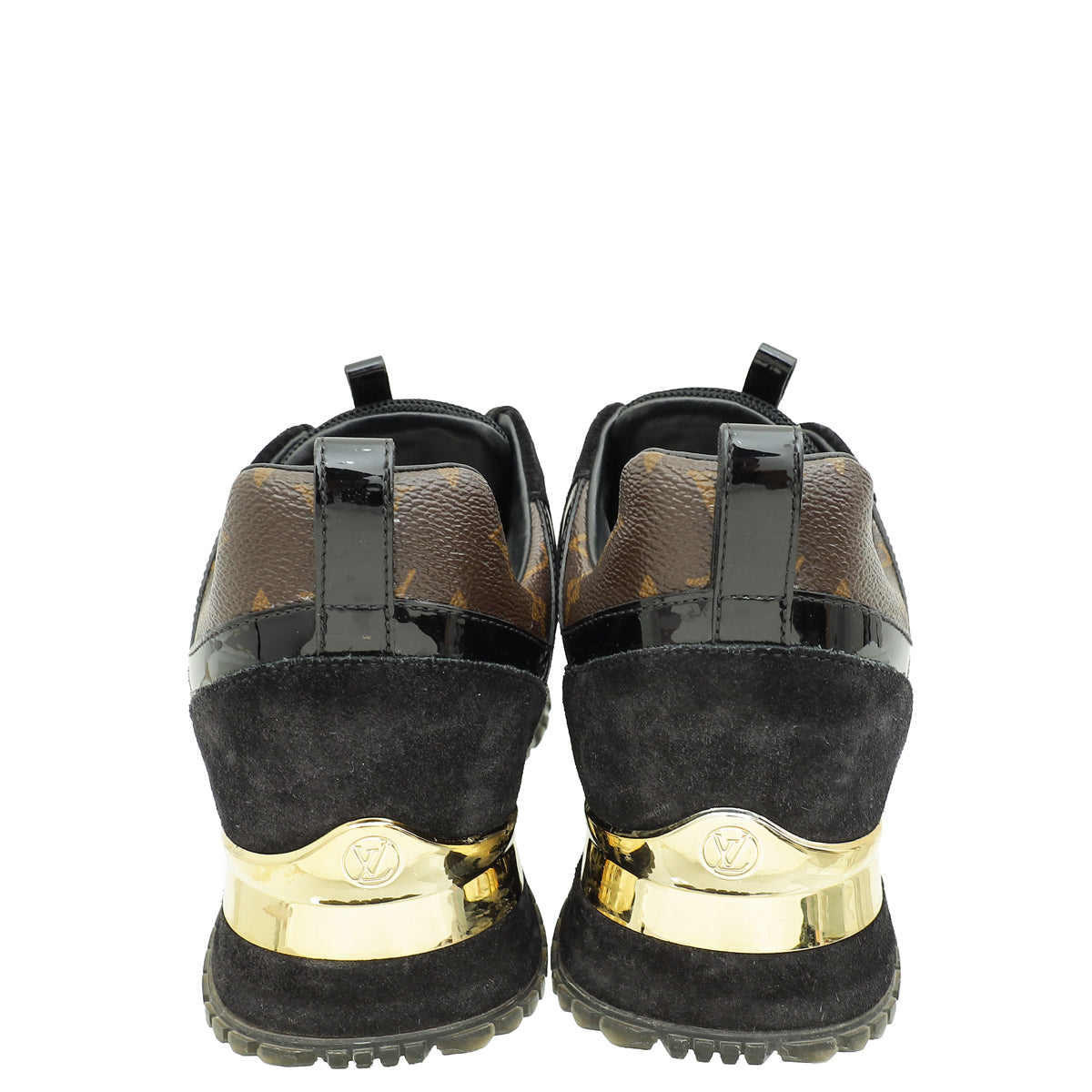 Louis Vuitton Monogram Black Run Away Sneaker 40-Louis Vuitton-THE CLOSET