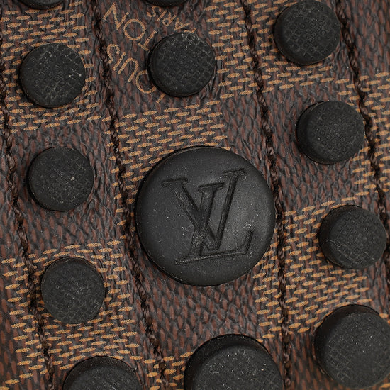 Louis Vuitton Damier Ebene Driver Moccasin Loafer 40-Louis Vuitton-THE CLOSET