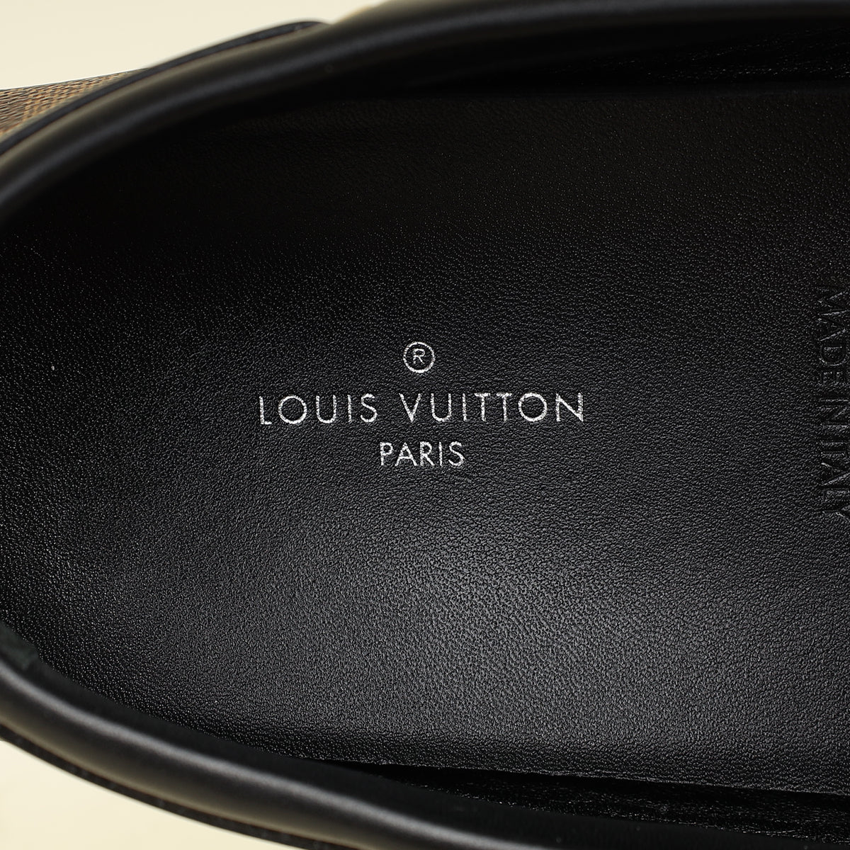 Louis Vuitton Damier Ebene Driver Moccasin Loafer 40-Louis Vuitton-THE CLOSET