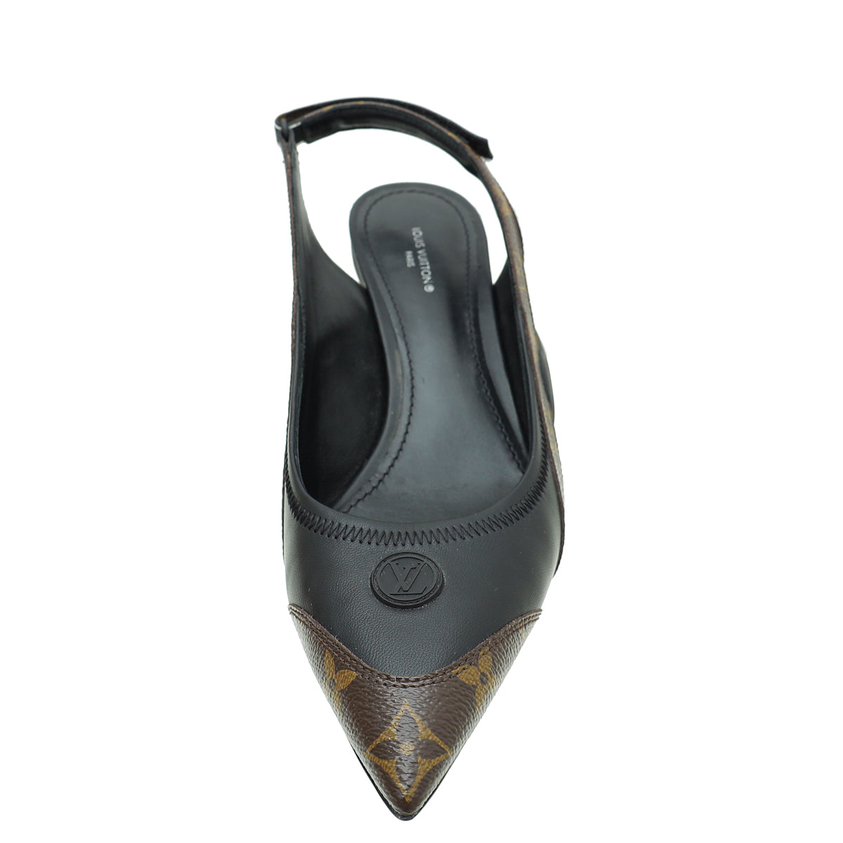 Louis Vuitton Monogram Bicolor Archlight Slingback Pump 40-Louis Vuitton-THE CLOSET