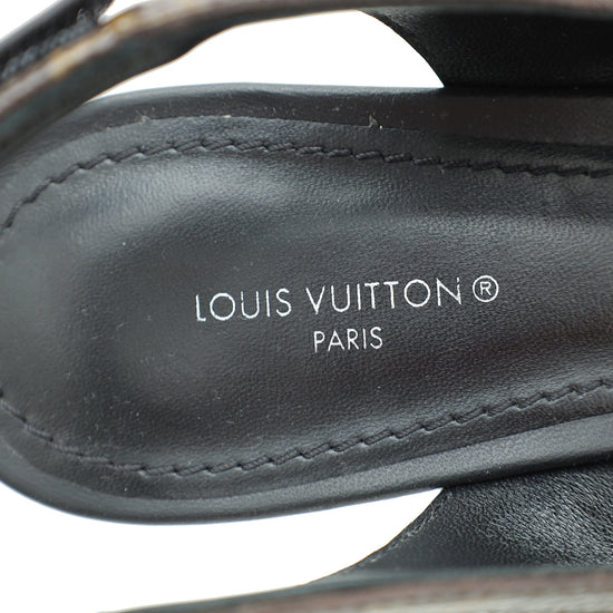 Louis Vuitton Monogram Bicolor Archlight Slingback Pump 40