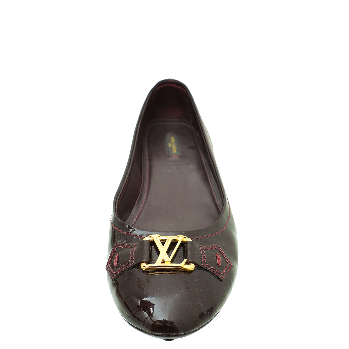 Louis Vuitton Amarante Oxford Ballerina Flats 41.5-Louis Vuitton-THE CLOSET