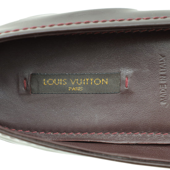 Louis Vuitton Amarante Oxford Ballerina Flats 41.5