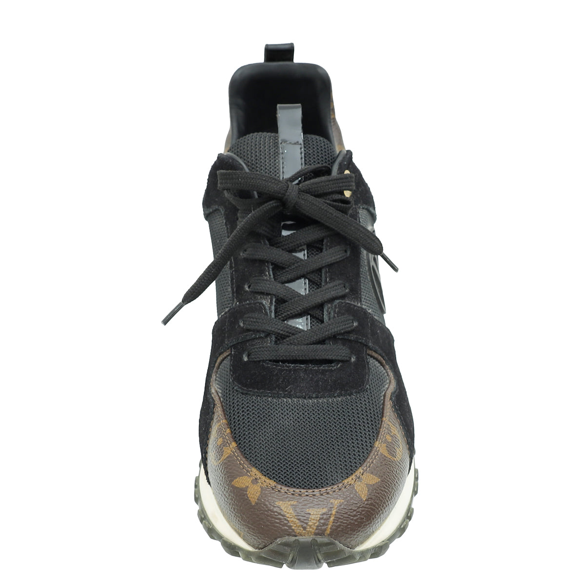 Louis Vuitton Monogram Black Run Away Sneaker 41-Louis Vuitton-THE CLOSET