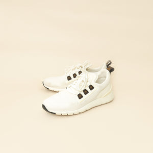 Louis Vuitton White Knit Aftergame Sneakers 41