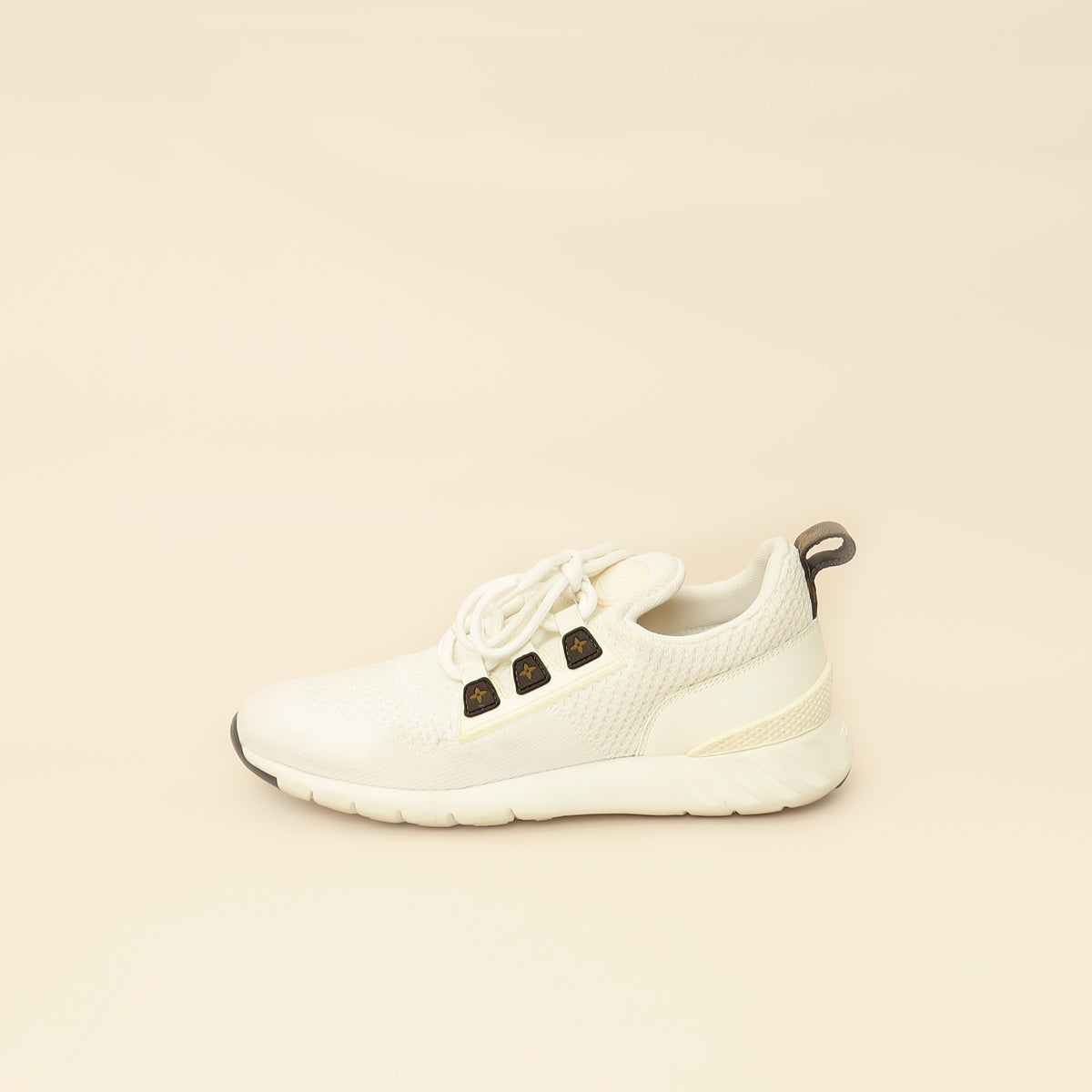 Louis Vuitton White Knit Aftergame Sneakers 41-Louis Vuitton-THE CLOSET