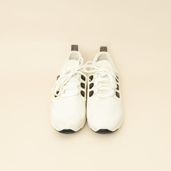 Louis Vuitton White Knit Aftergame Sneakers 41-Louis Vuitton-THE CLOSET
