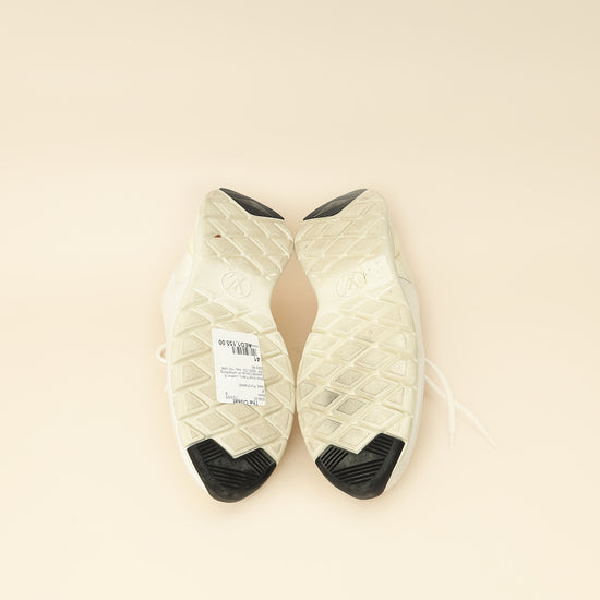Louis Vuitton White Knit Aftergame Sneakers 41-Louis Vuitton-THE CLOSET