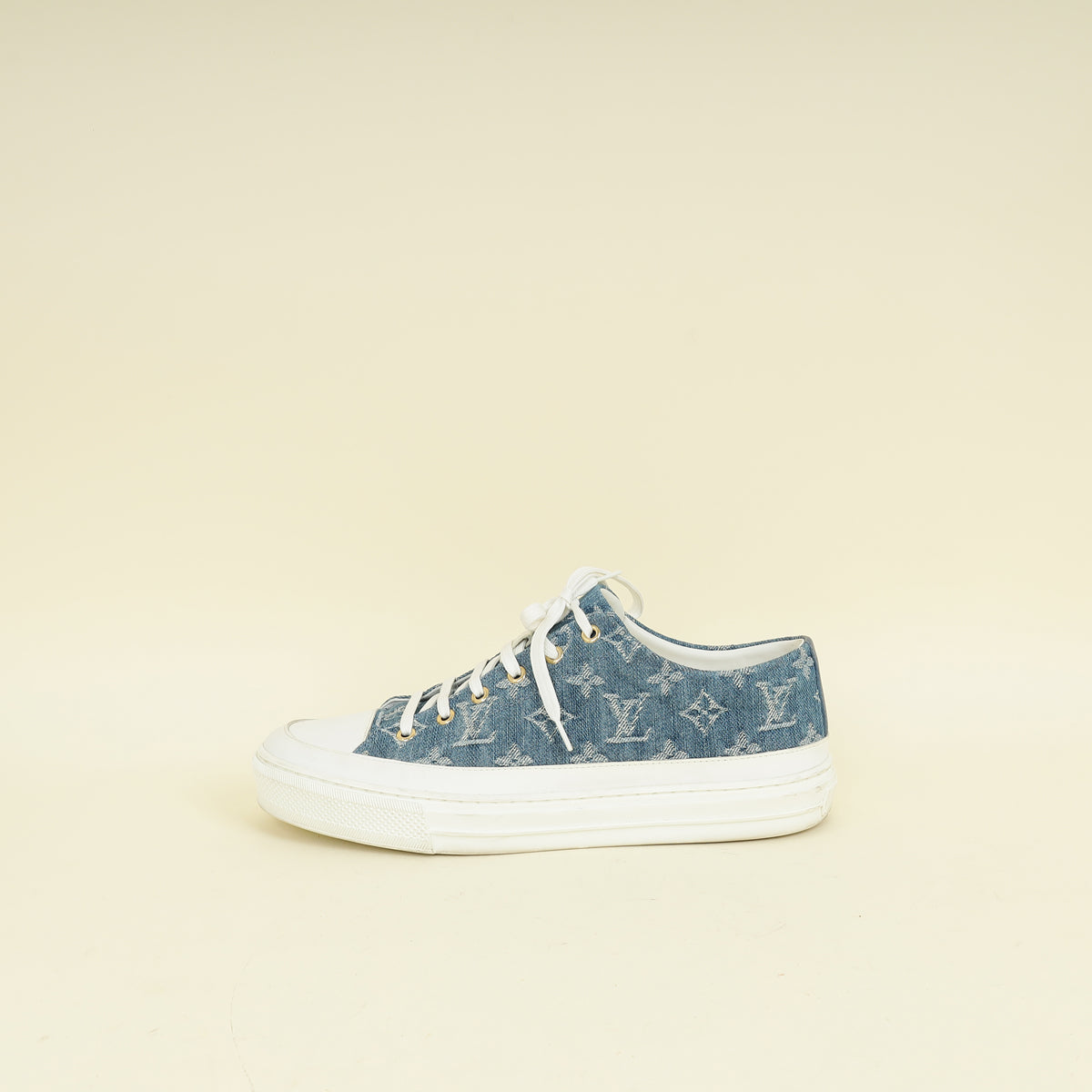 Louis Vuitton Blue Denim Monogram Stellar Sneaker 41