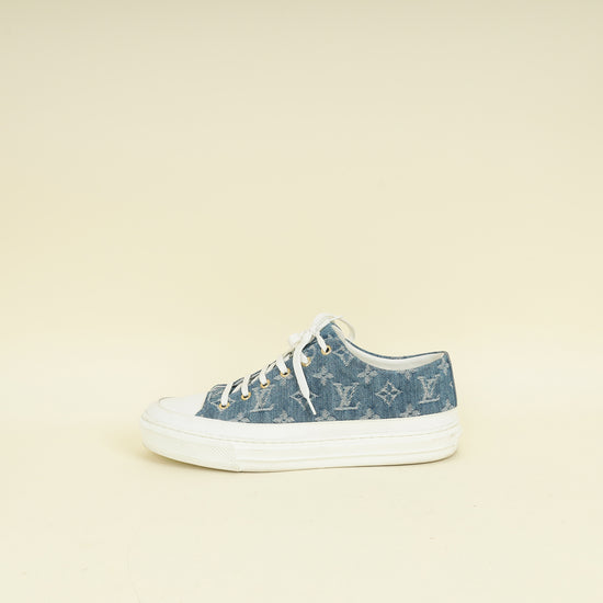 Louis Vuitton Blue Denim Monogram Stellar Sneaker 41