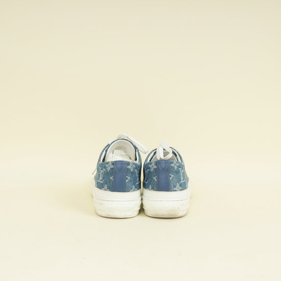 Louis Vuitton Blue Denim Monogram Stellar Sneaker 41