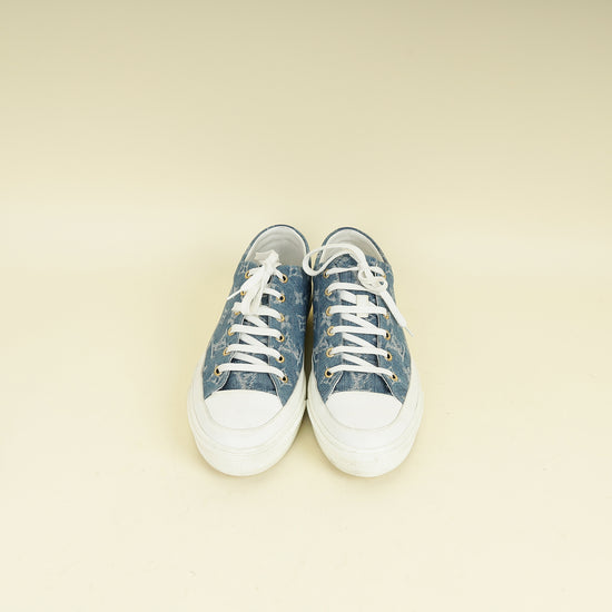 Louis Vuitton Blue Denim Monogram Stellar Sneaker 41