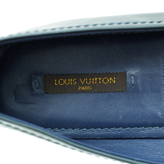 Louis Vuitton Indigo Blue Vernis Oxford Ballerina Flats 41