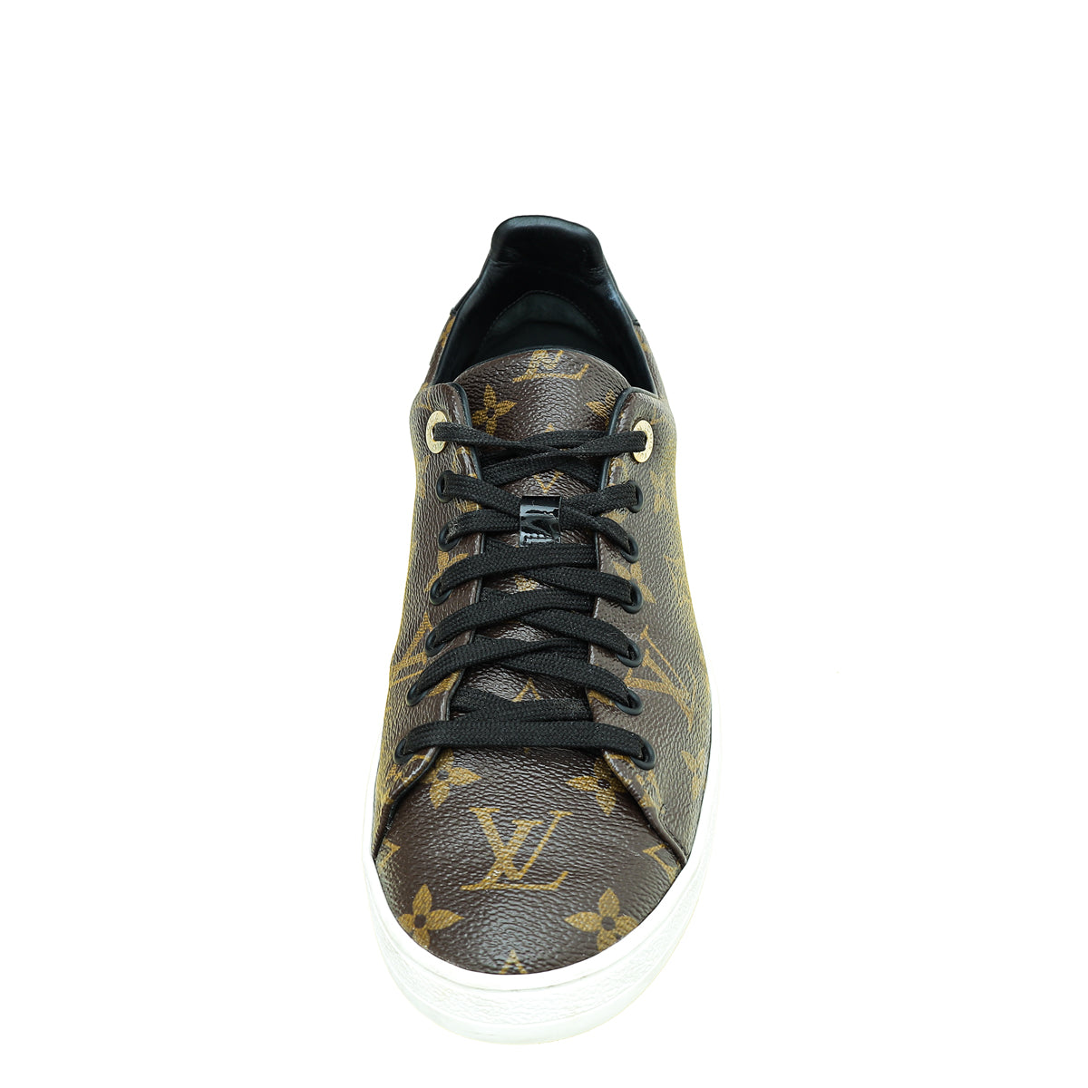 Louis Vuitton Monogram Black Frontrow Sneakers 41-Louis Vuitton-THE CLOSET
