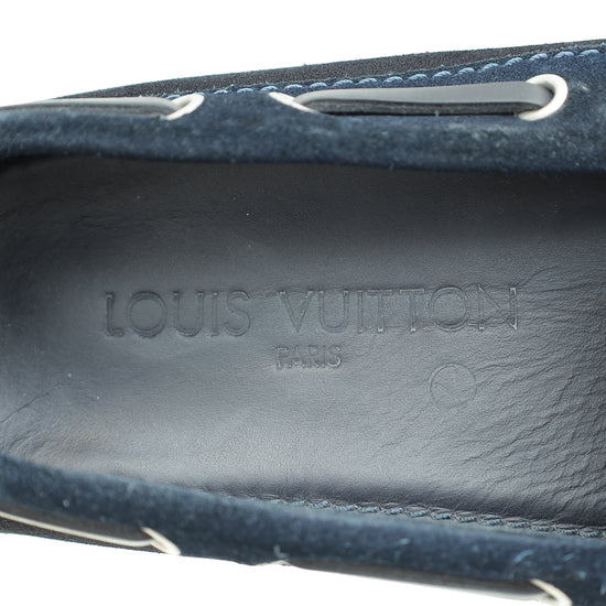 Load image into Gallery viewer, Louis Vuitton Gloria Suede Men&amp;#39;s Loafer 5.5
