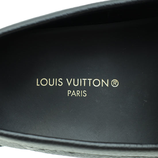 Louis Vuitton Black Monogram Empreinte Monte Carlo Moccasin 6